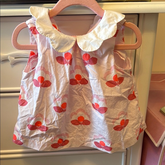 Jacadi Other - Jacadi Pink and White Floral Kids Blouse size 2T